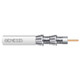 Genesis 18 AWG CCS RG6 Quad-Shield CATV Coaxial Video Cable - Pull Box, 500ft, White - 50075501 Genesis 18 AWG CCS RG6 Quad-Shield CATV Coaxial Video Cable - Pull Box, 500ft, White - 50075501